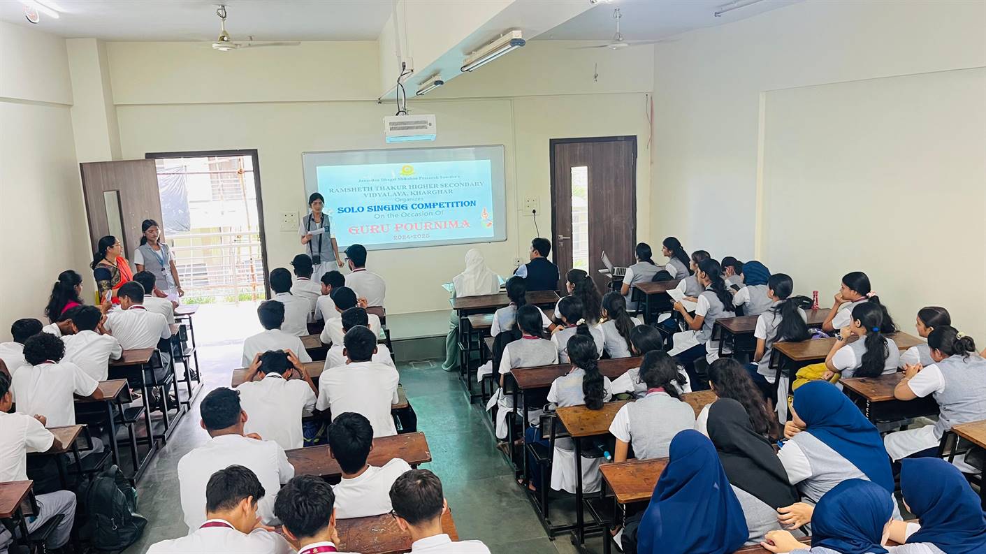 Solo Song Singing Competition On the occasion of Guru Pounima