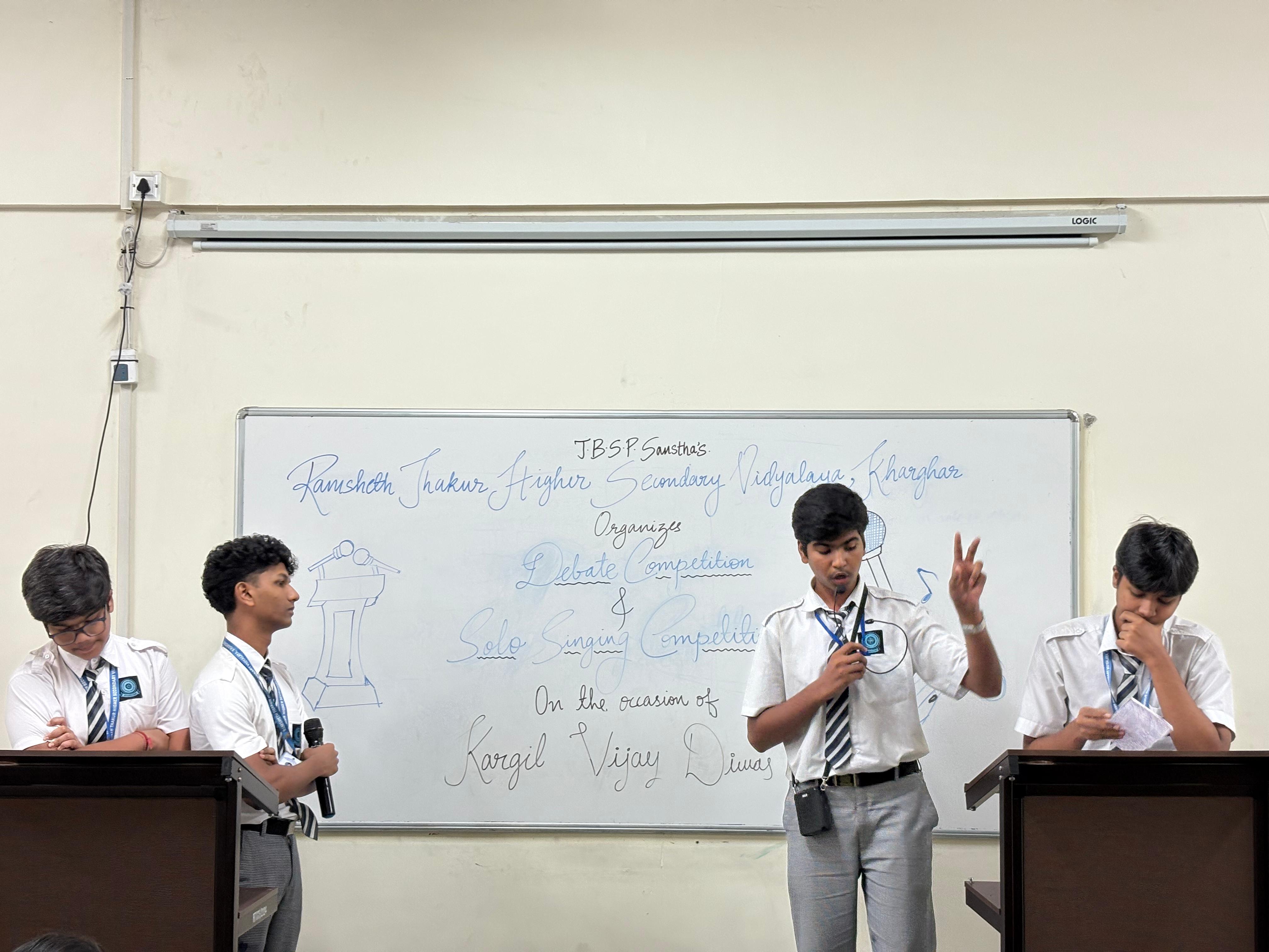 “Young minds, strong voices – keeping the spirit of Kargil alive.”